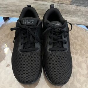 Skechers GoWalk Joy Black Mesh Walking Shoes 15601 Womens 8